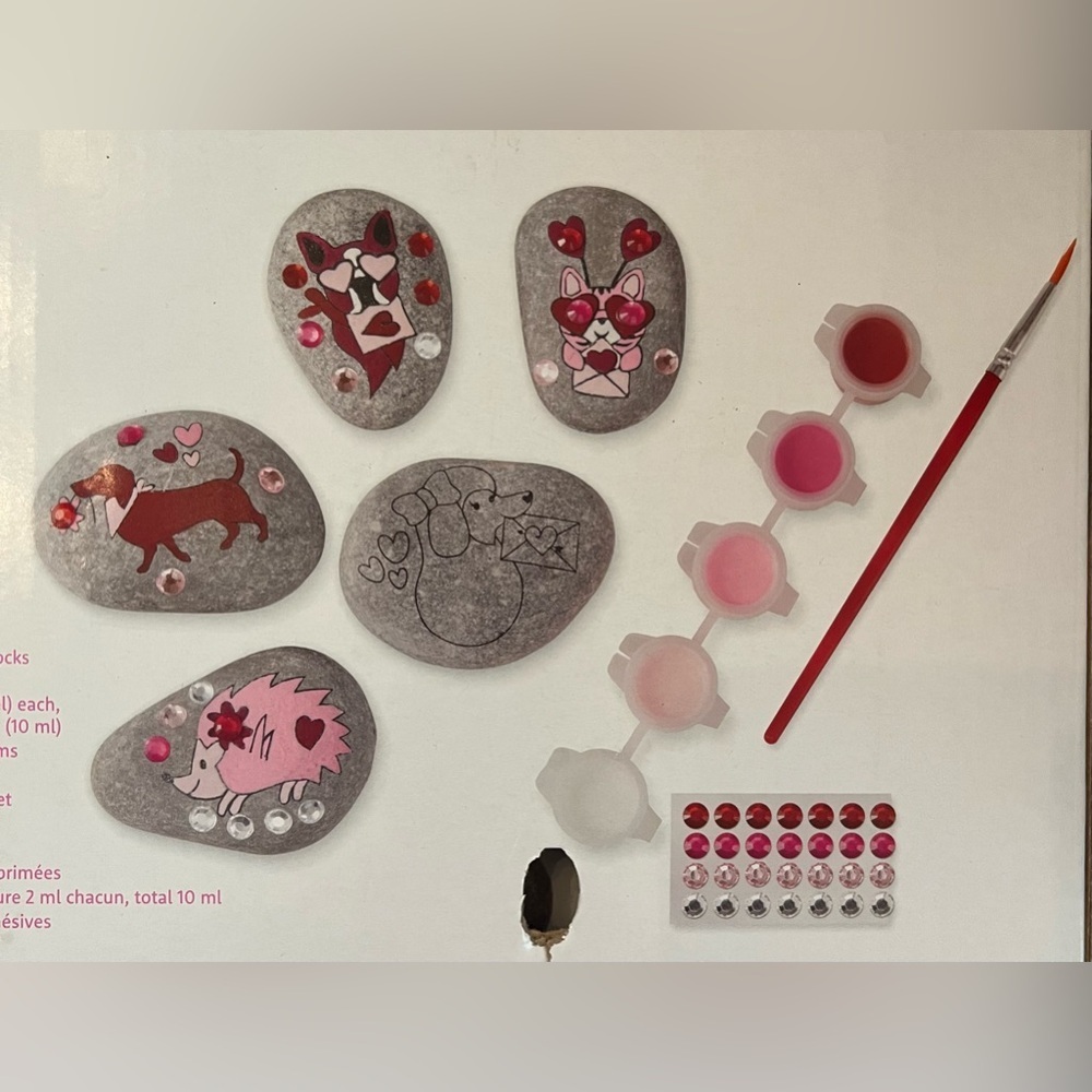 NWT Creatology rock art set Valentine’s Day theme - Picture 6 of 6